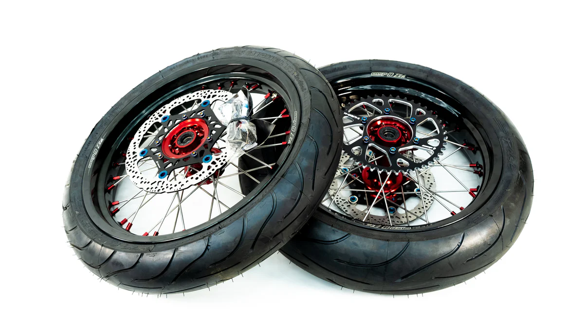 Warp9 17 Supermoto wheelset