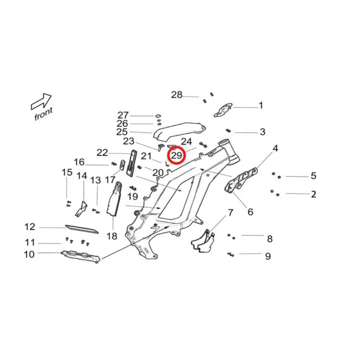 Light Bee Battery Cap Pivot Pin