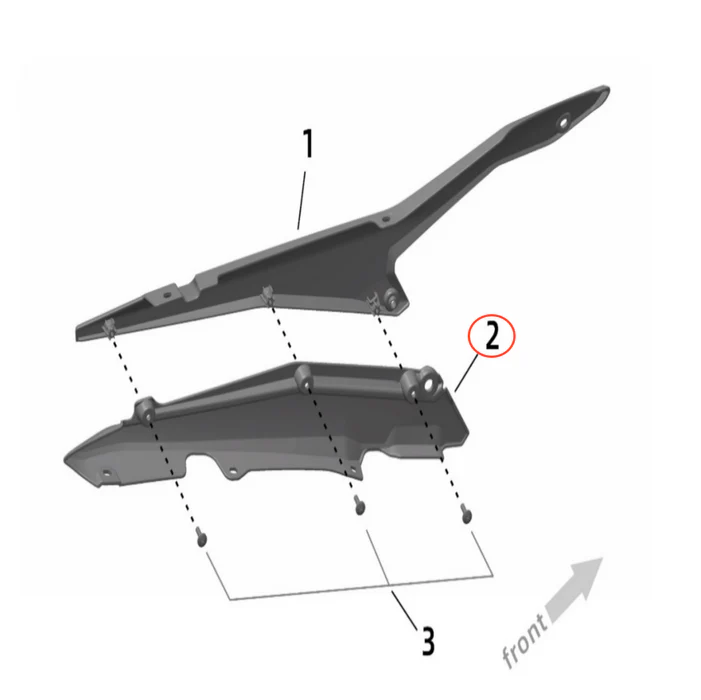 Ultra Bee Subframe Shroud (Left)
